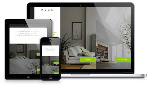Site internet pour mobile et tablette